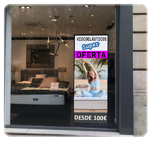 Pantalla de escaparate